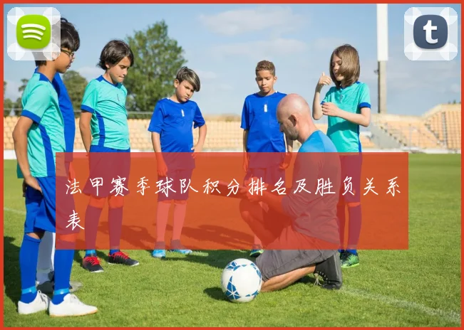 法甲赛季球队积分排名及胜负关系表